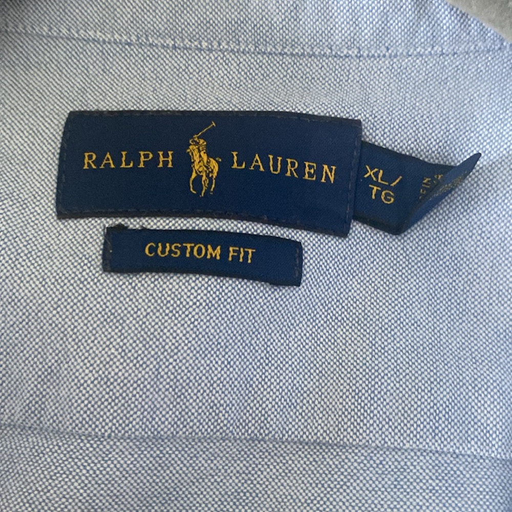 Polo by Ralph Lauren Sky Blue Casual Shirt. Women’s - Picture 4 of 5